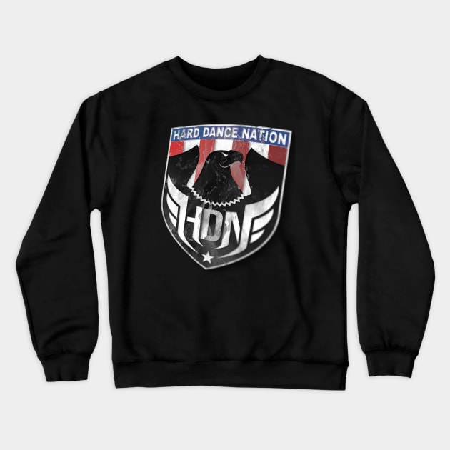 Hard Dance Nation Album Logo Crewneck Sweatshirt by HardDanceNation